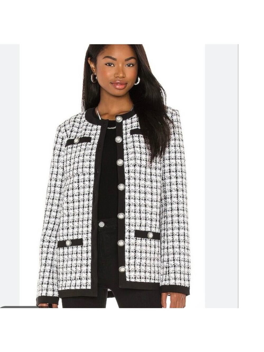 Lovers and Friends Luca Tweed Blazer, Small